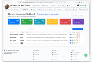 Screenshot showing the various build tools