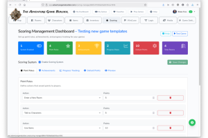 Screenshot showing the various build tools