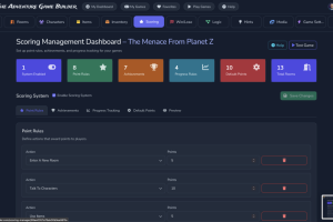 The Adventure Game Builder's new User Interface