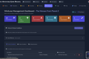 The Adventure Game Builder's new User Interface