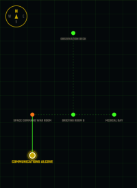 The Menace From Planet Z game play screenshot - Dynamic Map